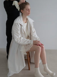 【AMOMMA】DOUBLE COLLAR TRENCH COAT