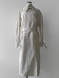【AMOMMA】DOUBLE COLLAR TRENCH COAT