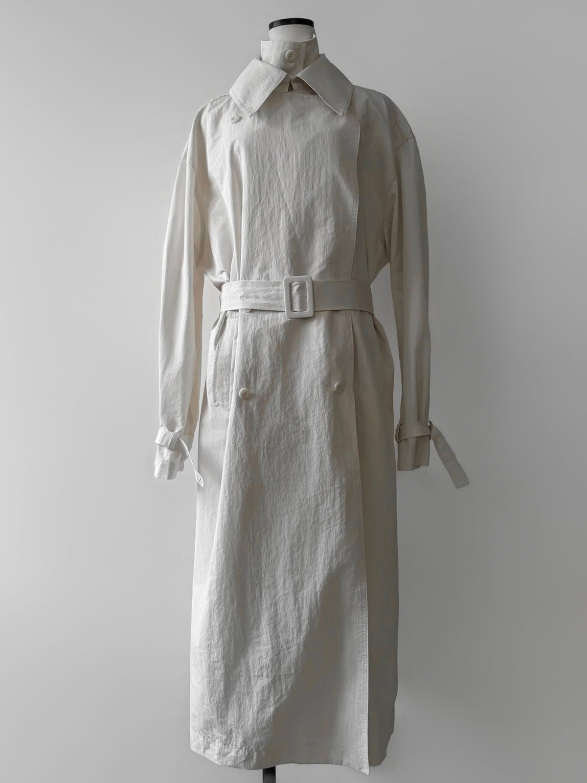 【AMOMMA】DOUBLE COLLAR TRENCH COAT