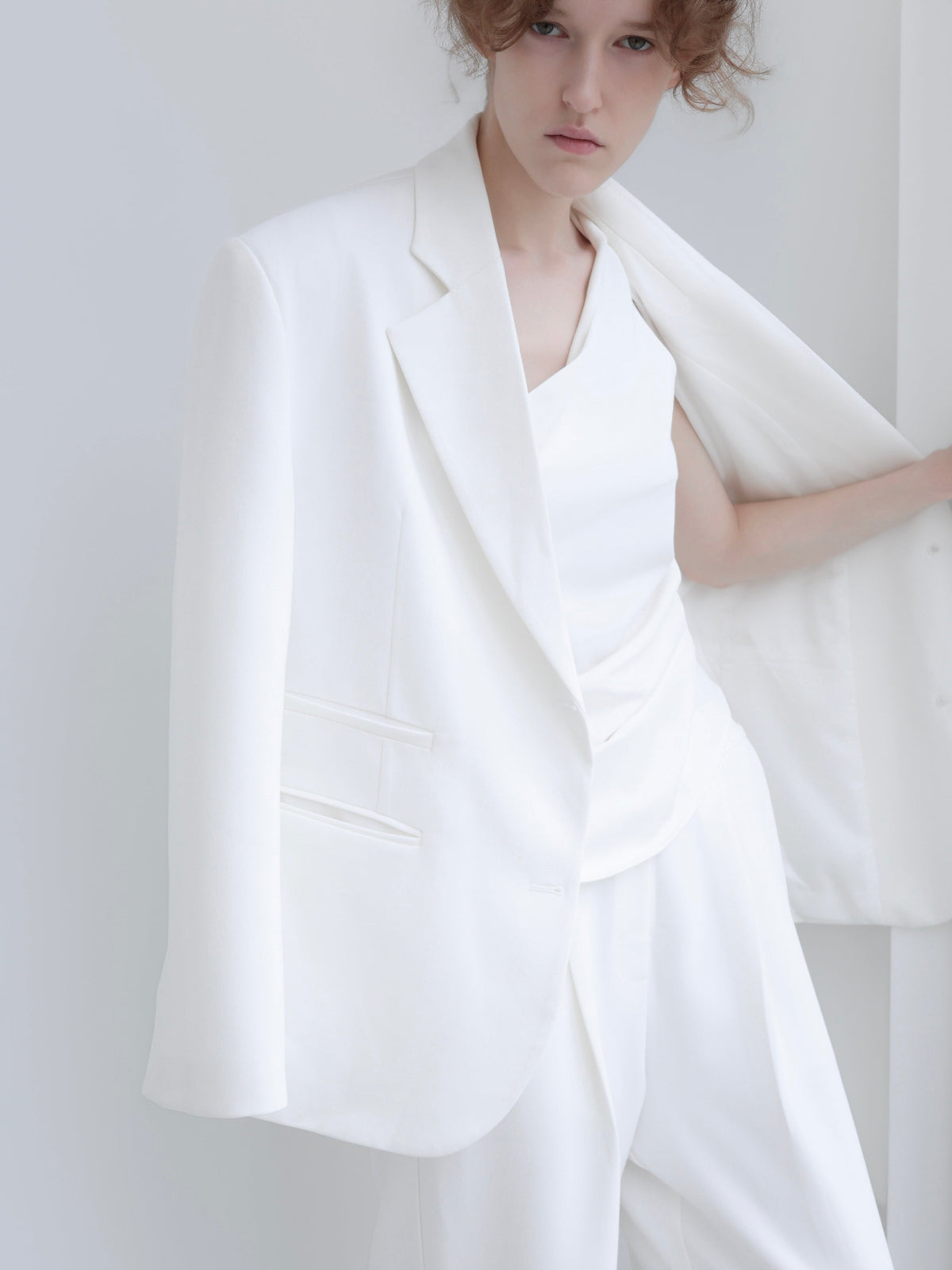 【NOWNS】Lou | Single-breasted tailored jacket