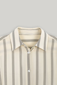 【ELBORN】Alexis Stripe Silk Shirt