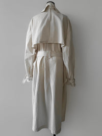 【AMOMMA】DOUBLE COLLAR TRENCH COAT