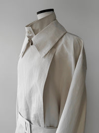 【AMOMMA】DOUBLE COLLAR TRENCH COAT