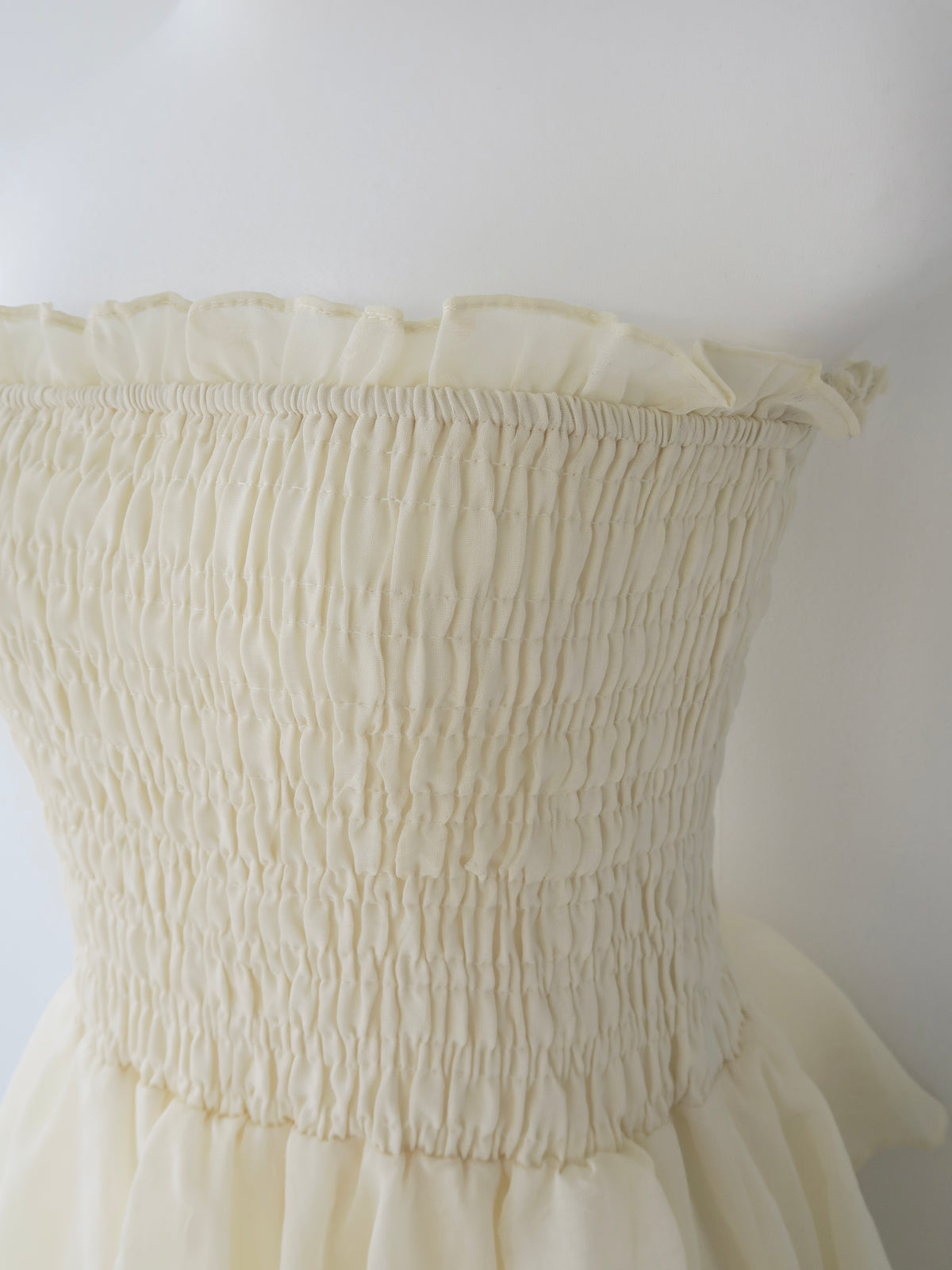 【célon】frilly tiered dress