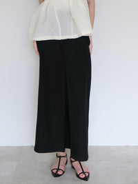 [ SAMPLE SALE ] front tuck wide skirt