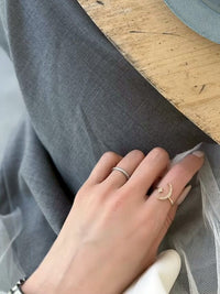 【SAMPLE SALE / swanë】moon star ring