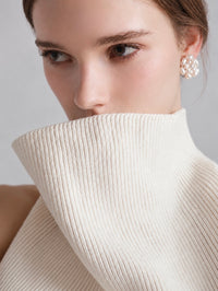 halter neck knit top