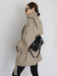 [AMOMMA] ISABELLA SHORT TRENCH COAT