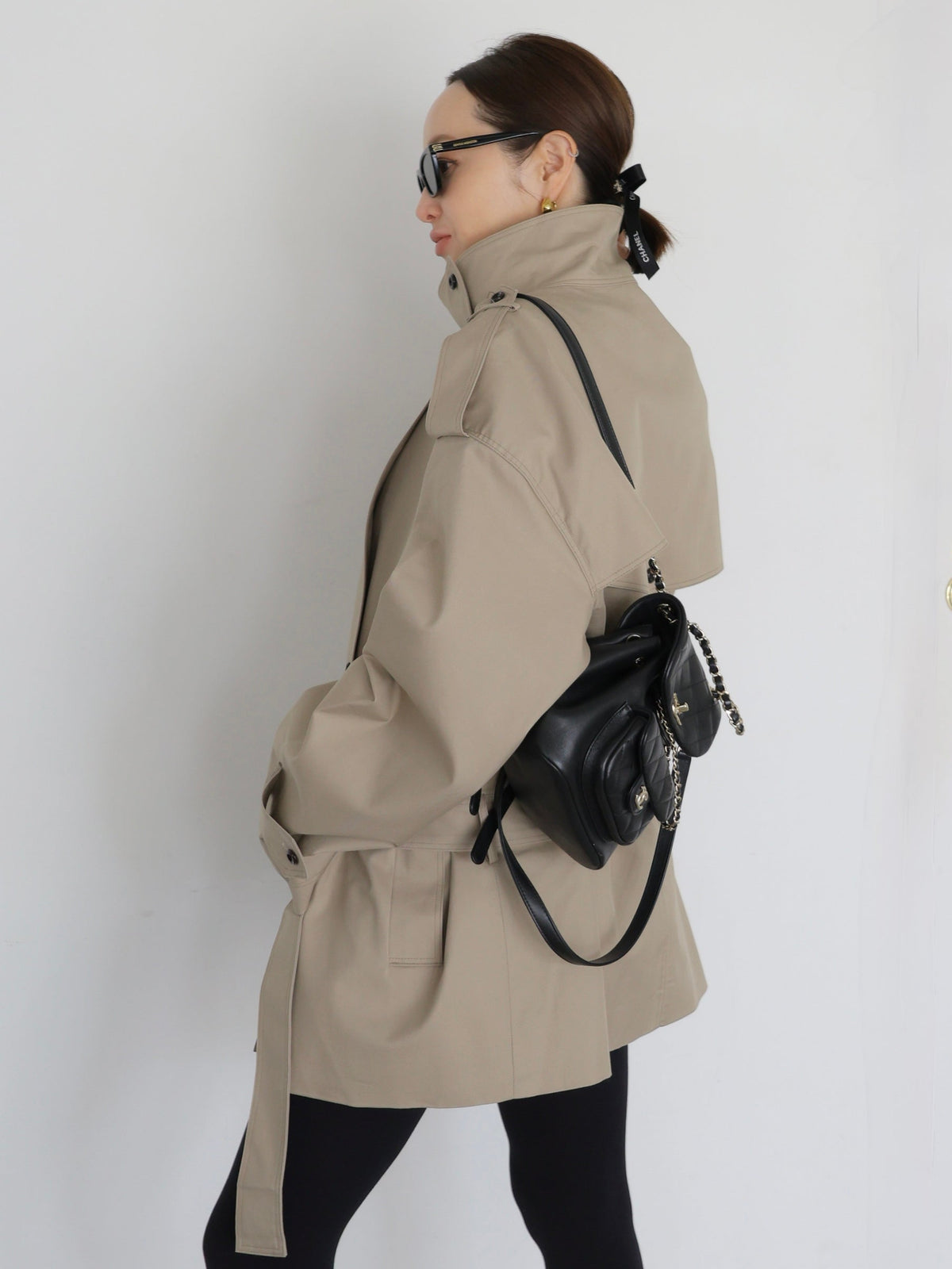 [AMOMMA] ISABELLA SHORT TRENCH COAT