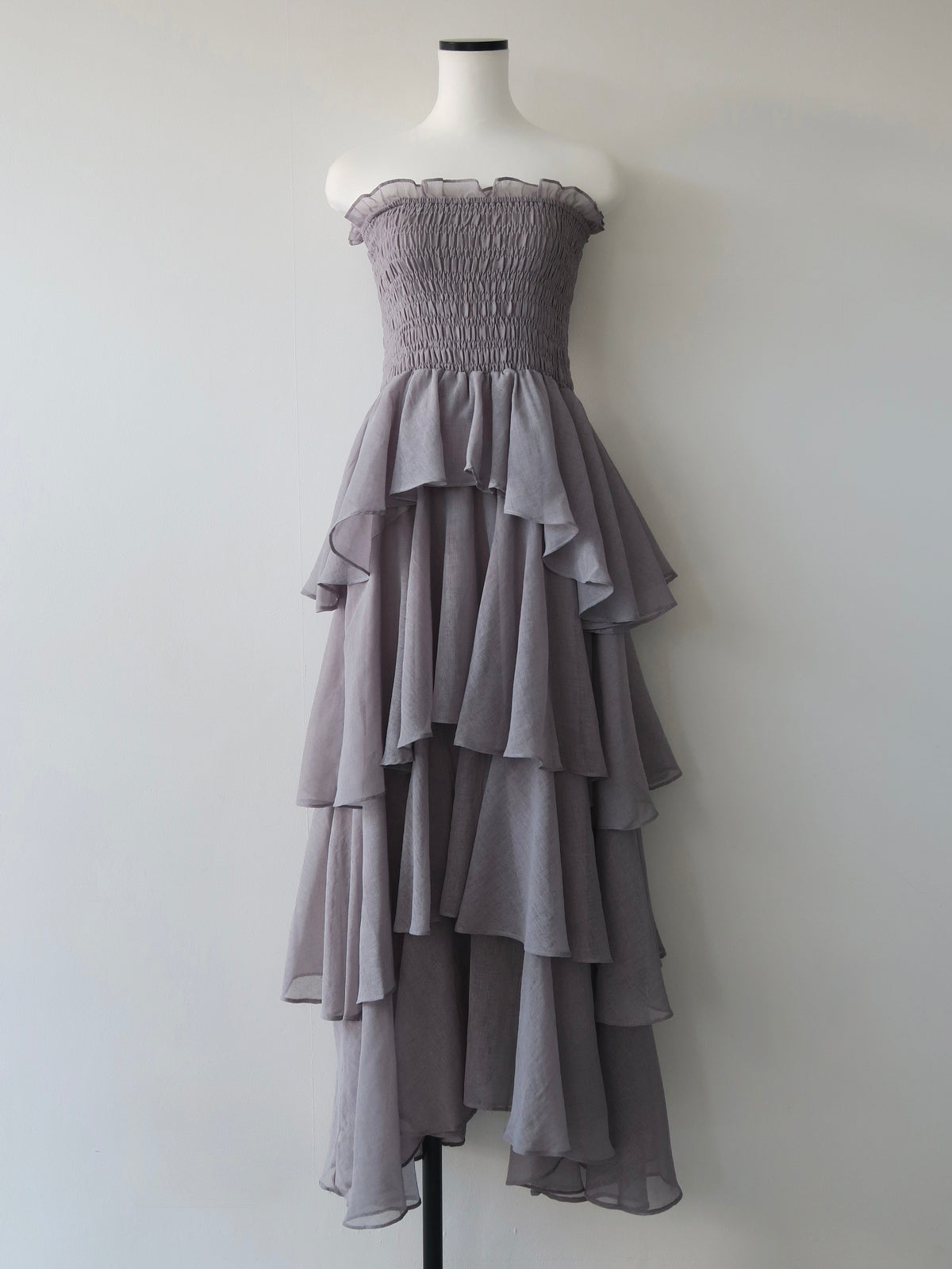 【célon】frilly tiered dress