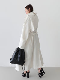 【AMOMMA】DOUBLE COLLAR TRENCH COAT