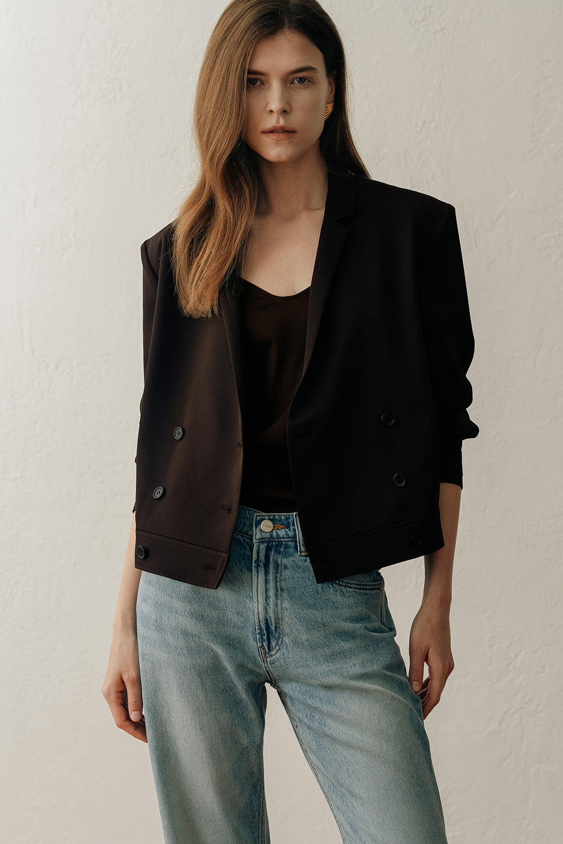 【ELBORN】Leo Double Button Shirt jacket