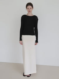 【NOWNS】Léa | Long-sleeve rib knit