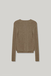 【ELBORN】Lace Wool Knit Cardigan Set-up