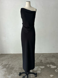 【célon】asymmetry drape cami dress