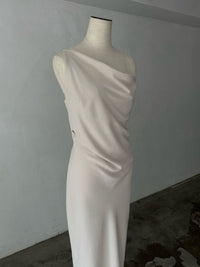 【célon】asymmetry drape cami dress