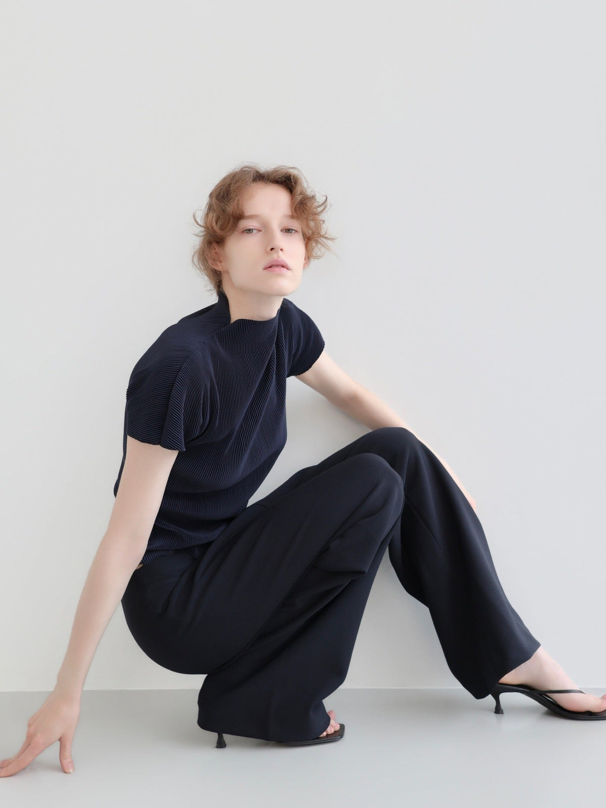【NOWNS】Seine | Pleats tops