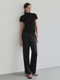 【NOWNS】Alma | Satin sleek pants