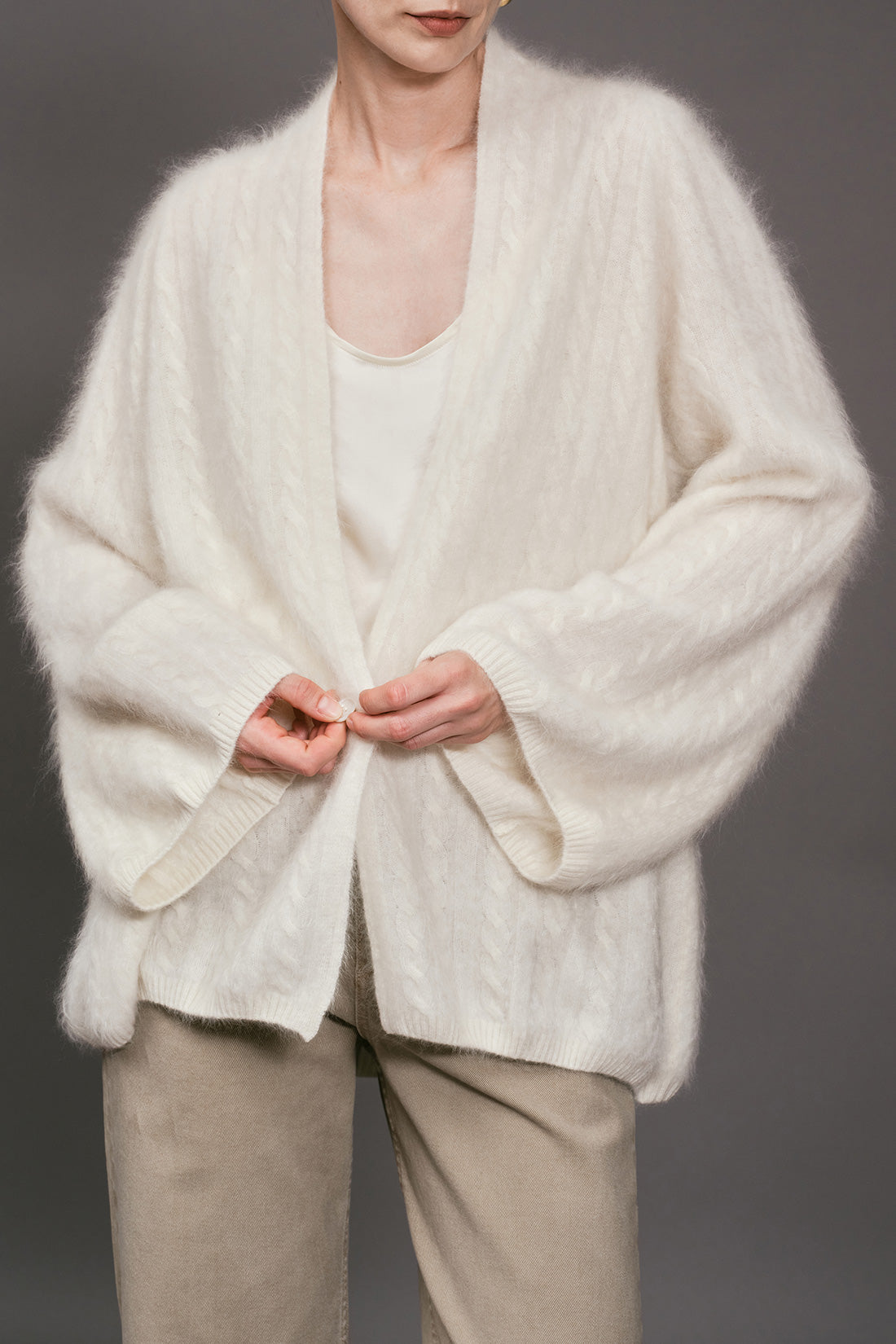 【ELBORN】Nora Cashmere Knit Cardigan