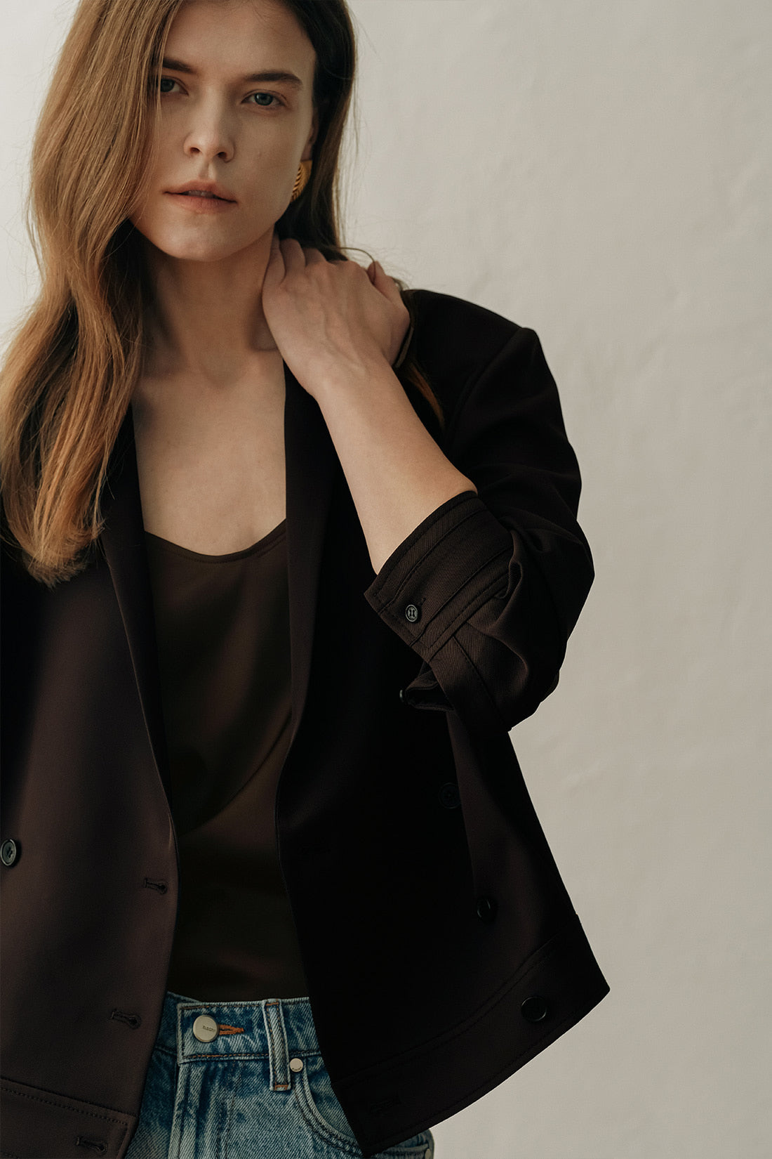 【ELBORN】Leo Double Button Shirt jacket
