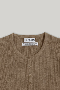 【ELBORN】Lace Wool Knit Cardigan Set-up