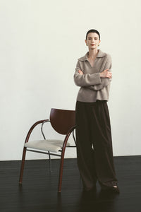 【ELBORN】Vaerin Wool Cashmere Collar Knit