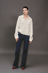 【ELBORN】Vaerin Wool Cashmere Collar Knit