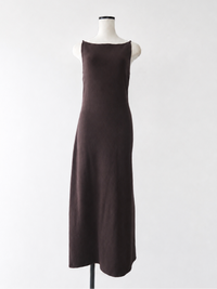 wool boat neck knit dress