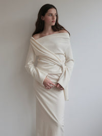 【SAMPLE SALE / miies miim】off shoulder drape tops