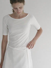 【NOWNS】Lyse | Half sleeve tee