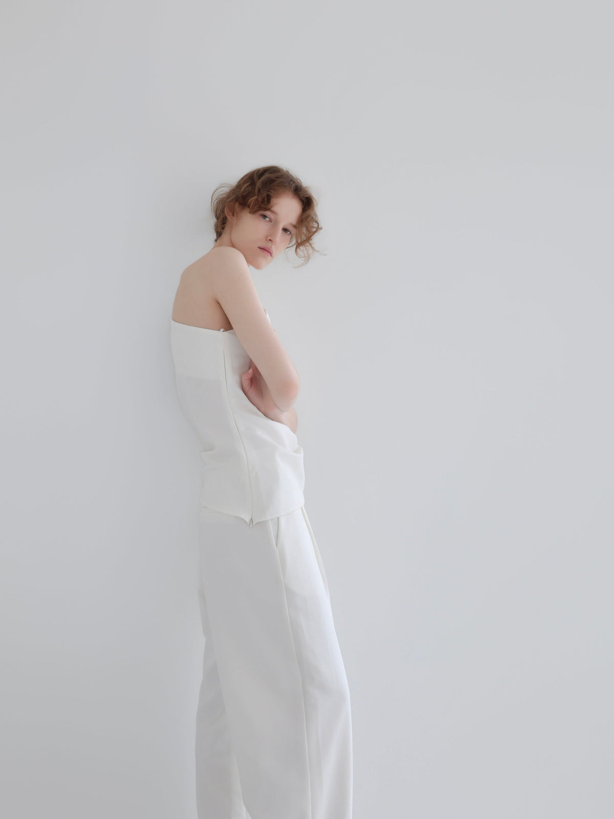 【NOWNS】Lou | Single Tuck Banding Pants