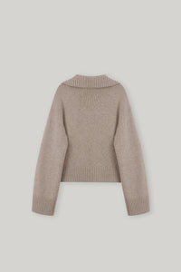 【ELBORN】Vaerin Wool Cashmere Collar Knit
