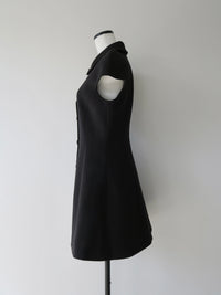 button up chic mini dress