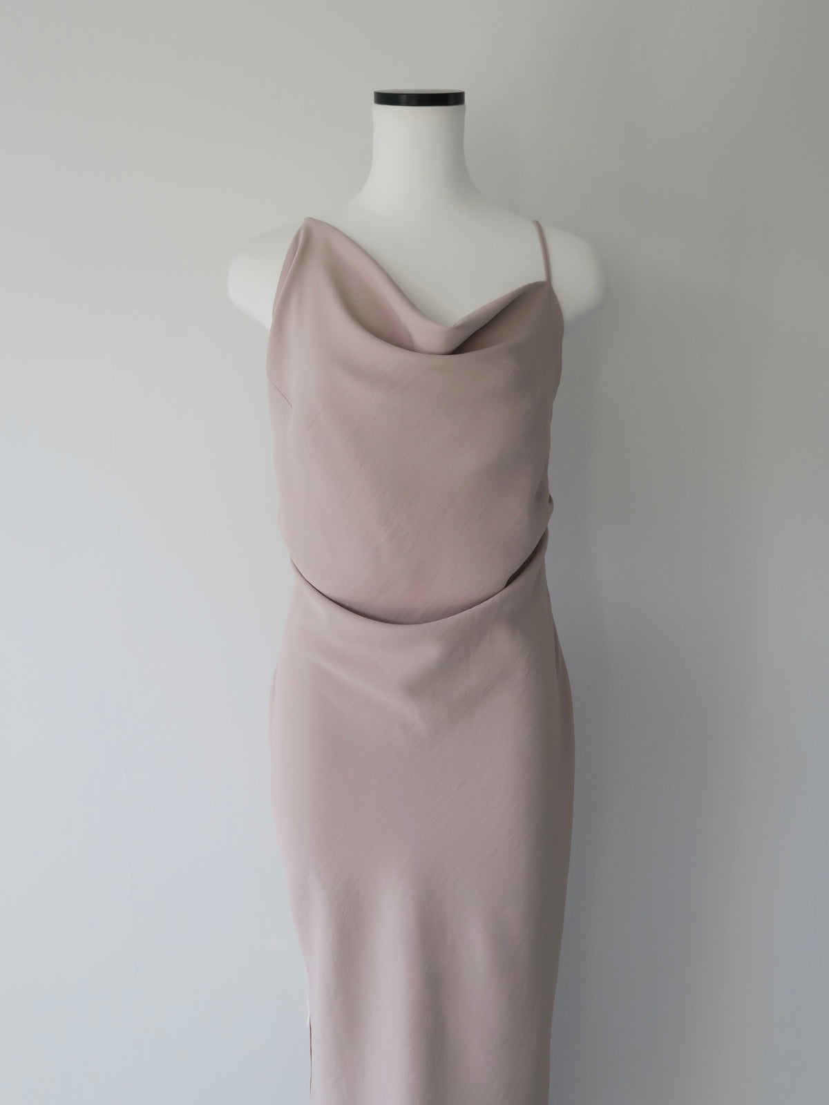 【célon】asymmetry drape cami dress