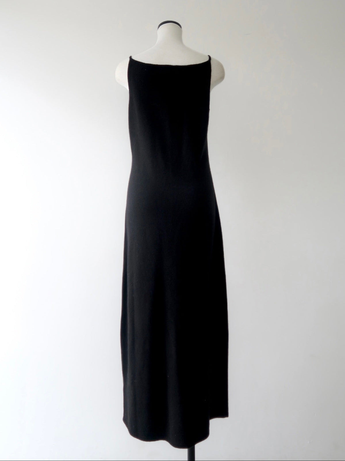 wool boat neck knit dress