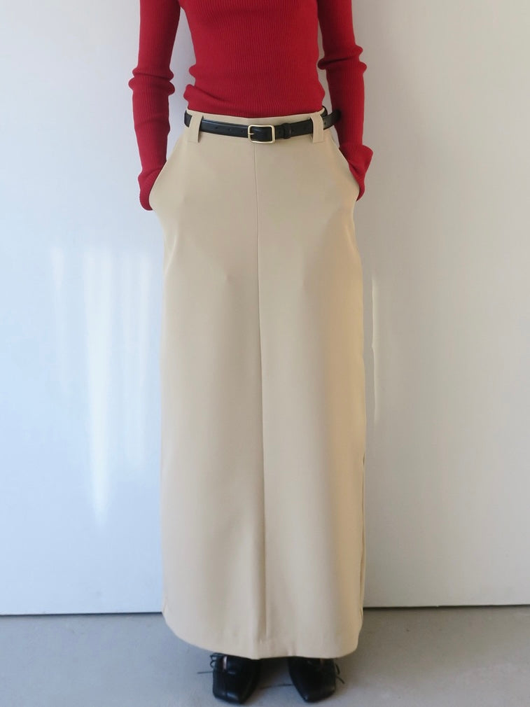 [ sample sale ] straight maxi skirt