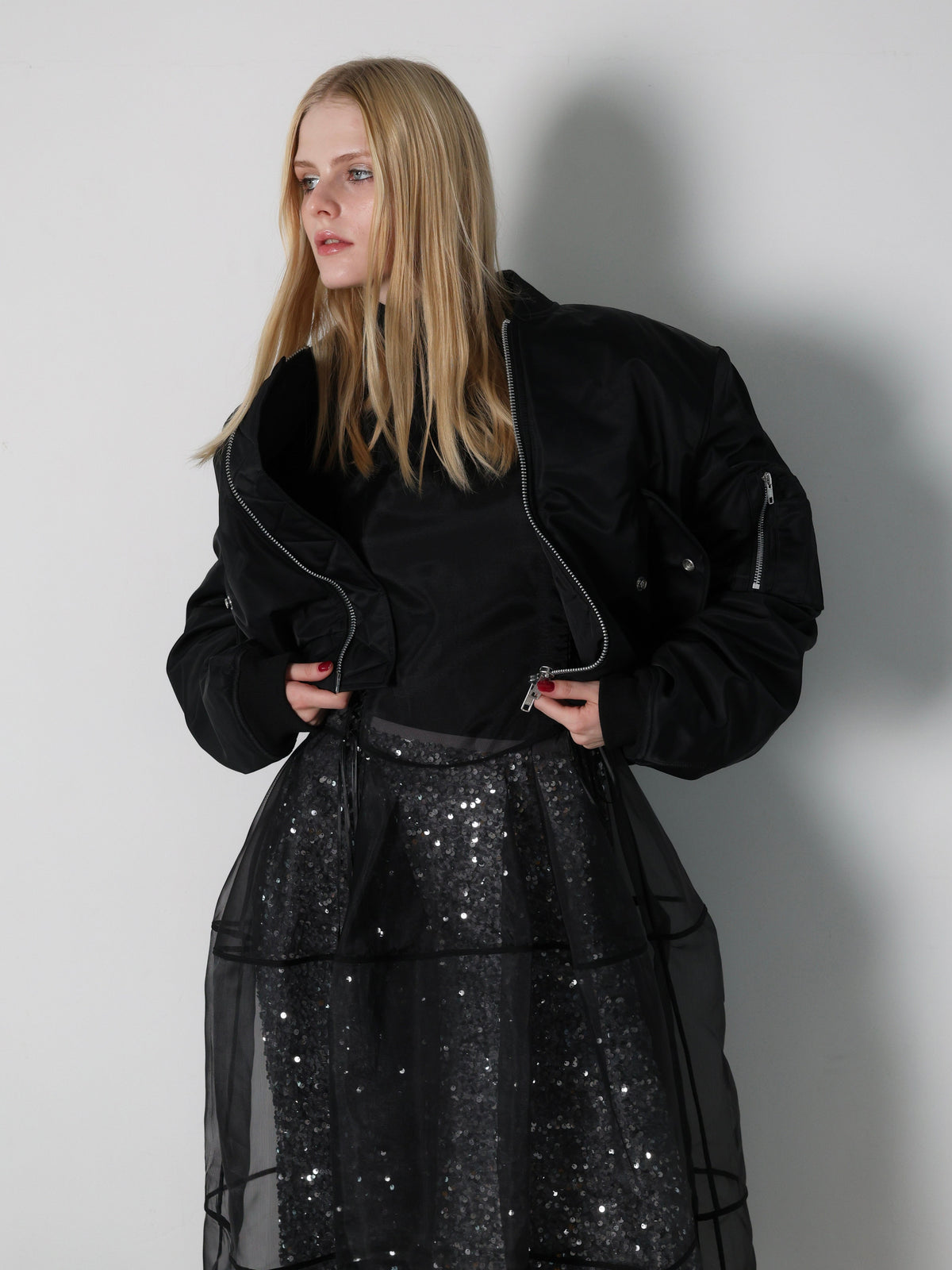 【SAMPLE SALE / AMOMMA】PADDED MA-1 JACKET