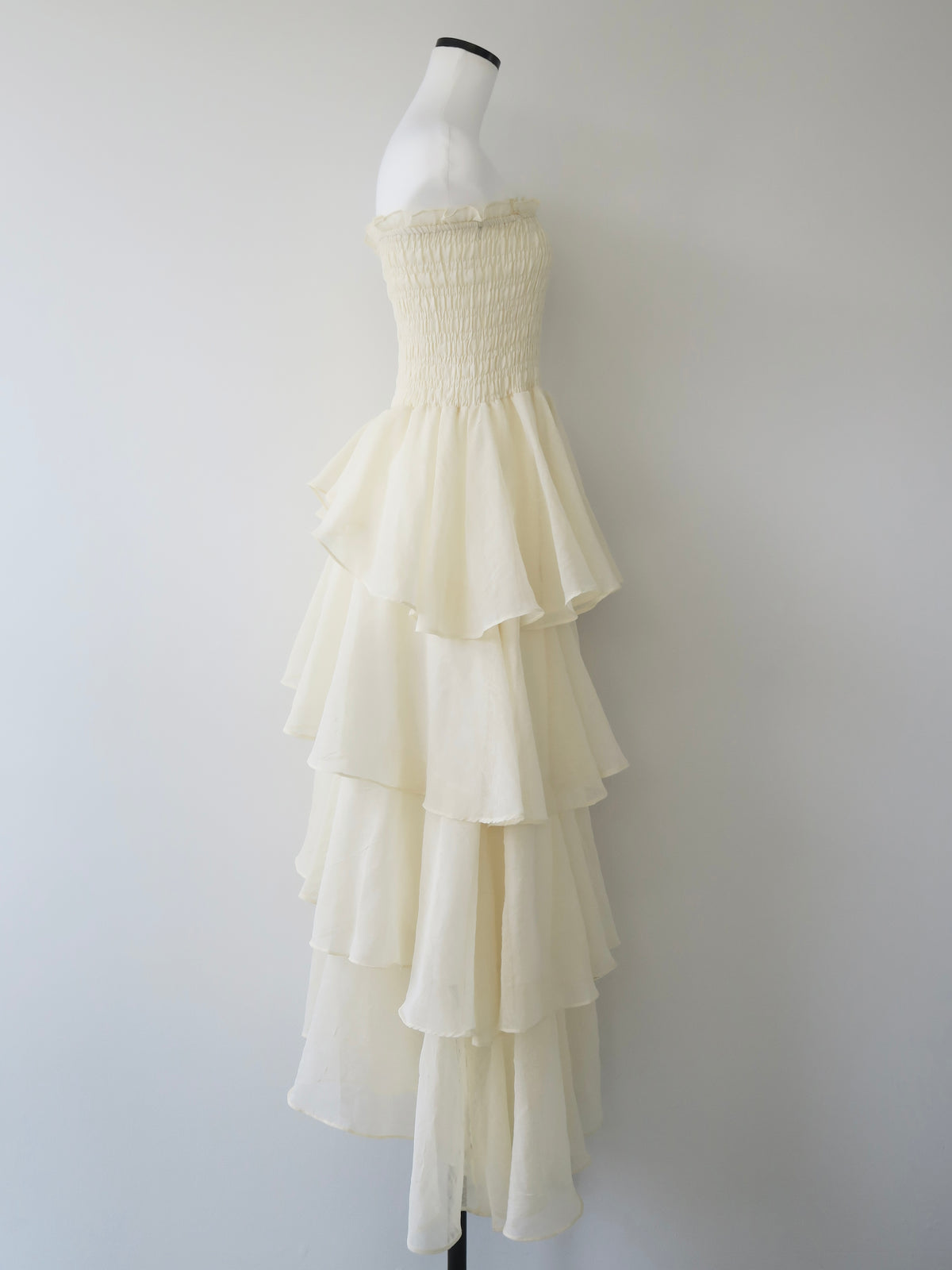 【célon】frilly tiered dress