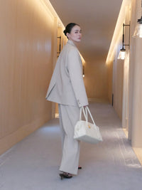 【NOWNS】Lou | Single-breasted tailored jacket