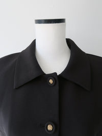 button up chic mini dress