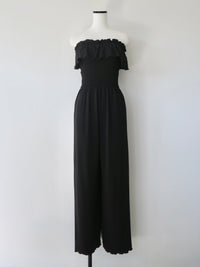 frill maxi jumpsuit