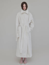 【AMOMMA】DOUBLE COLLAR TRENCH COAT