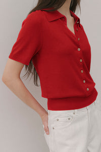 【ELBORN】Darby Silk Collar Knit