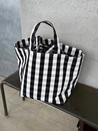 【SAMPLE SALE / swanë】gingham big tote bag