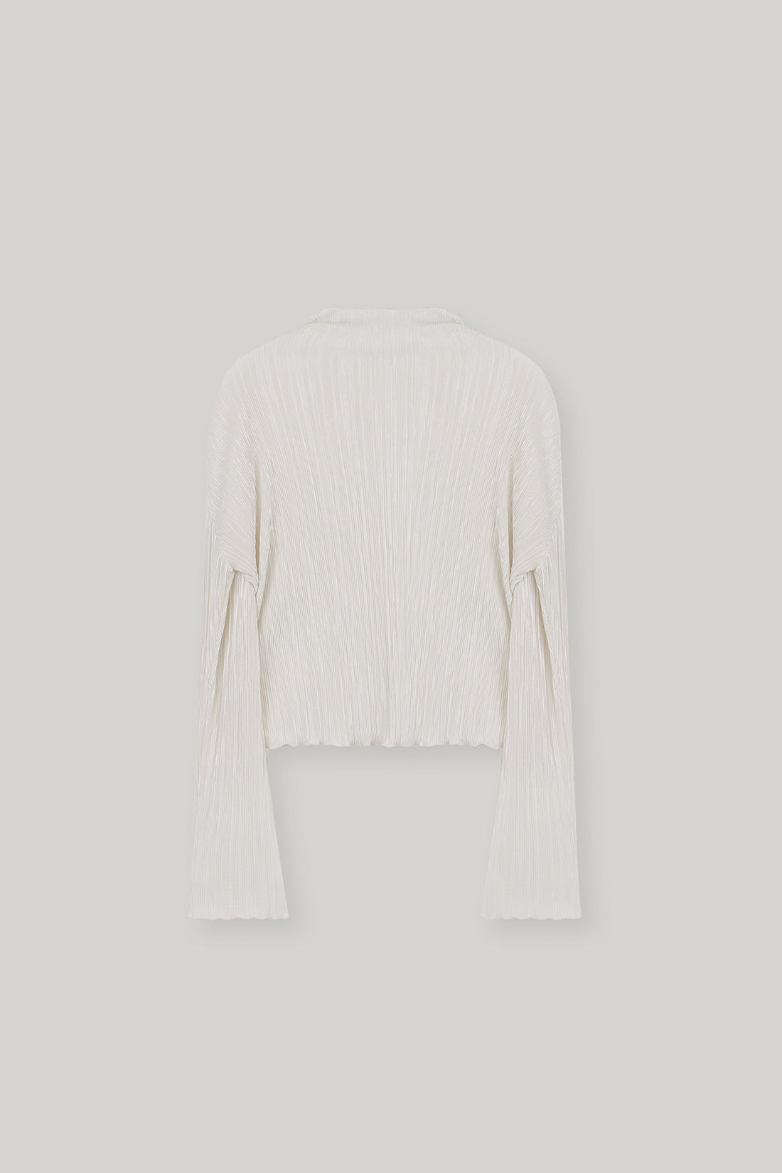 【ELBORN】Melissa High-neck Pleats Top