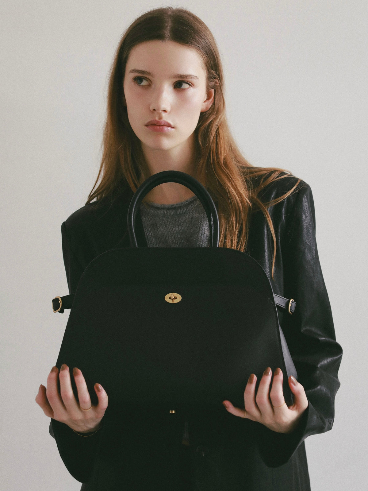 【ELBORN】Momet Leather Tote Bag ( large )
