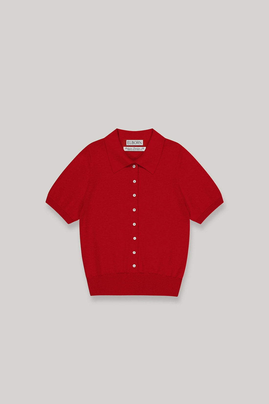 【ELBORN】Darby Silk Collar Knit
