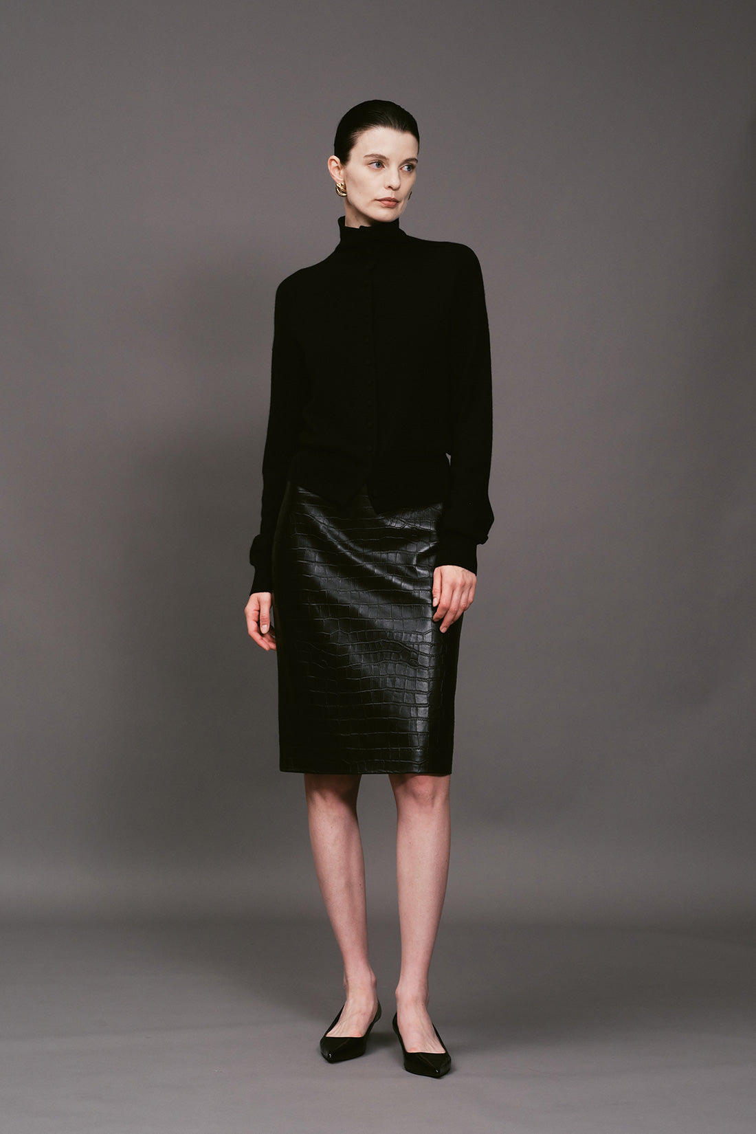 【ELBORN】Maeve Wool Cashmere Knit Cardigan