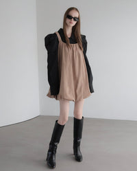 【AMOMMA】Long Sleeve Puff Blouse
