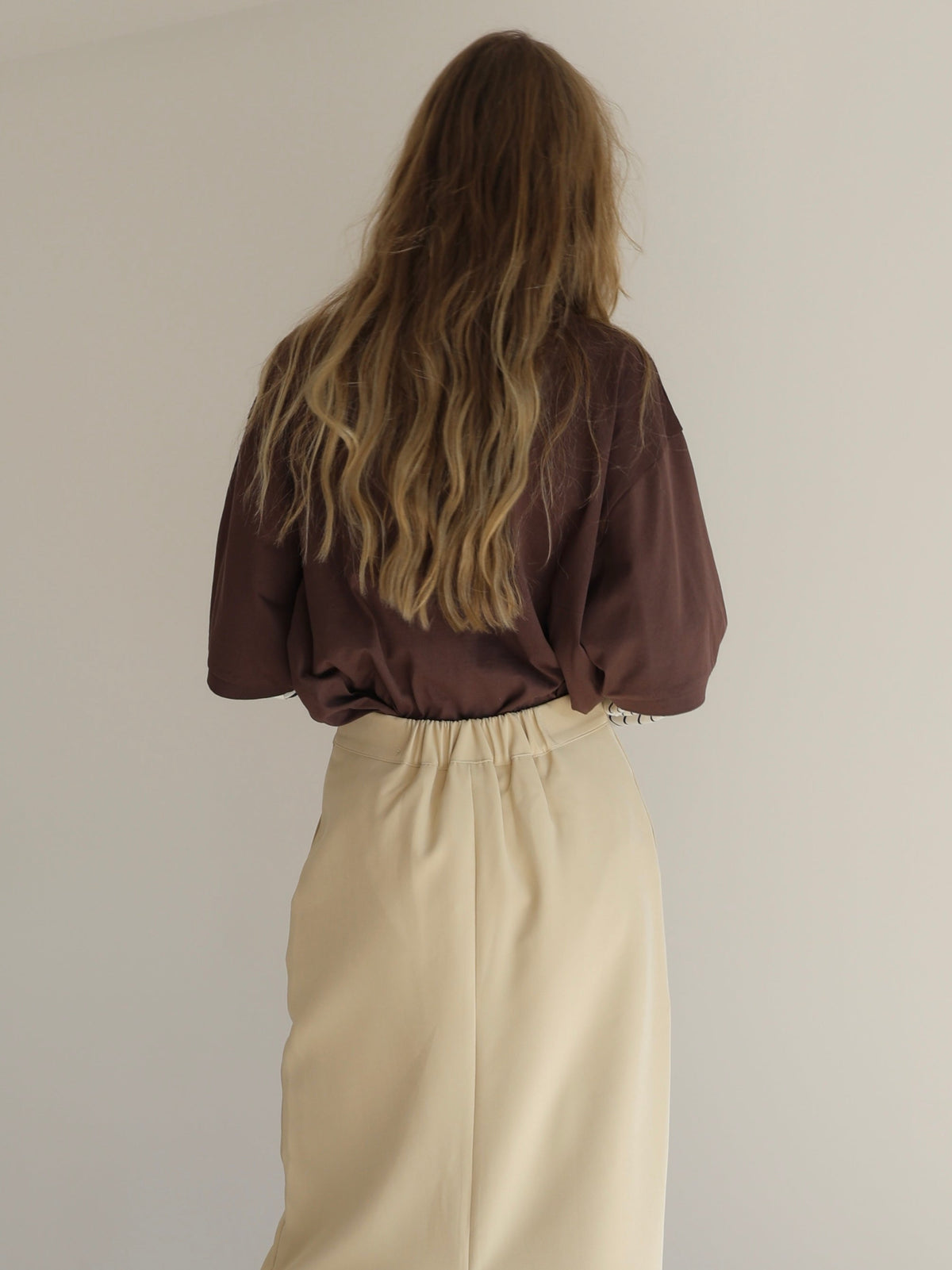 [ sample sale ] straight maxi skirt